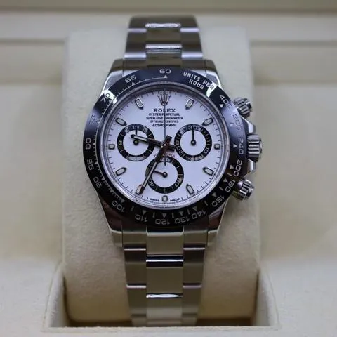 Rolex Daytona 116500LN 40mm Stainless steel White