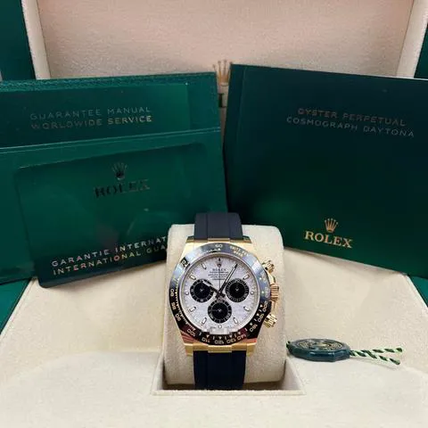 Rolex Daytona 116518LN 40mm Yellow gold Silver