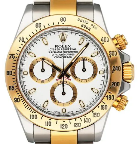 Rolex Daytona 116523 40mm Stainless steel White