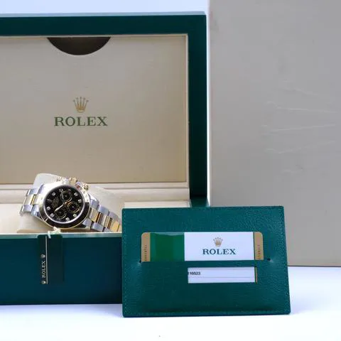 Rolex Daytona 116523 40mm Yellow gold and Stainless steel Black 9