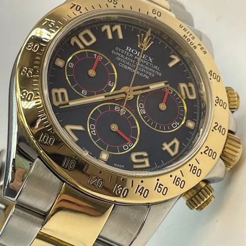 Rolex Daytona 116523 40mm Yellow gold and Stainless steel Blue 1