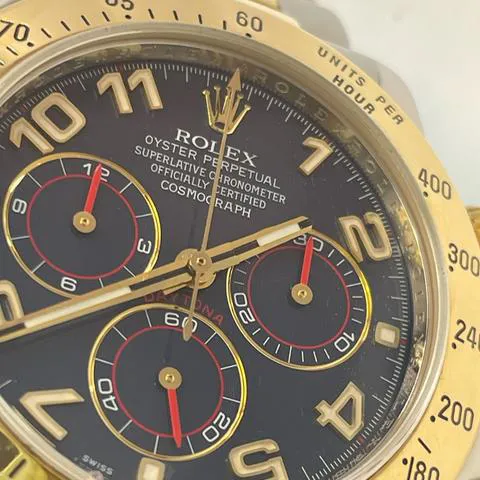 Rolex Daytona 116523 40mm Yellow gold and Stainless steel Blue 2