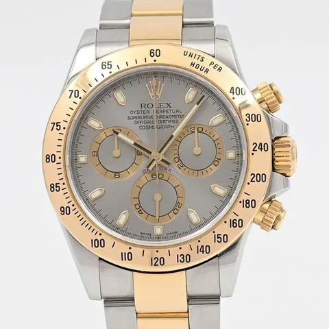 Rolex Daytona 116523 40mm Yellow gold and Stainless steel Gray