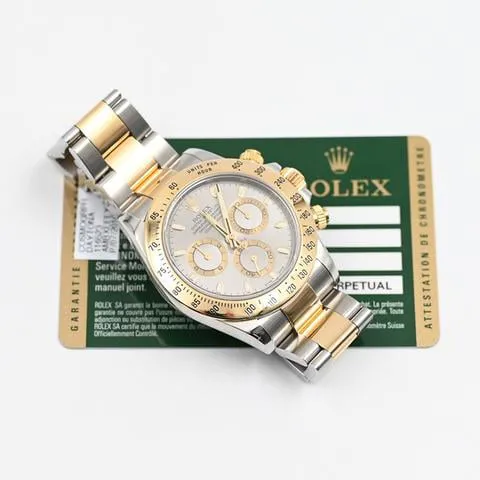 Rolex Daytona 116523 40mm Yellow gold and Stainless steel Gray 9