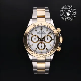 Rolex Daytona 116523 Yellow gold and Oystersteel White