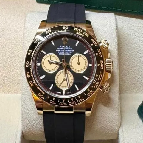 Rolex Daytona 126518ln Yellow gold Black