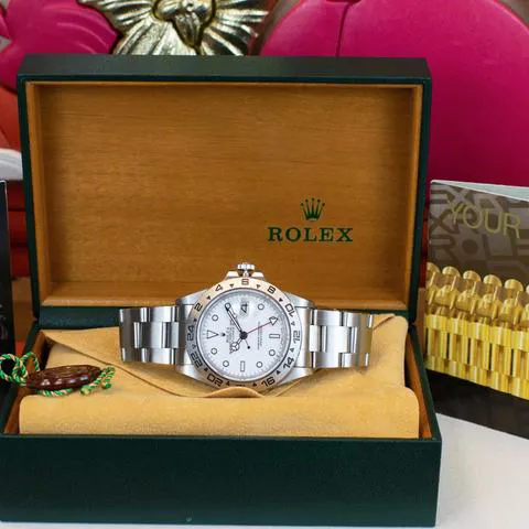 Rolex Explorer II 16550 40mm Stainless steel White