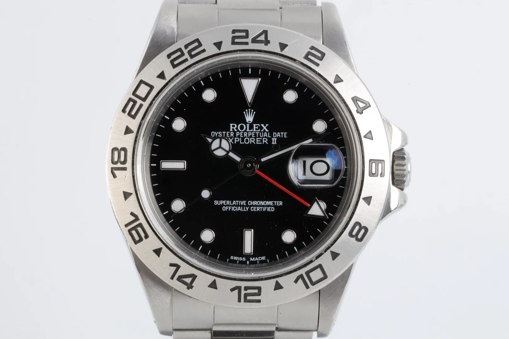 Rolex Explorer II 16550 40mm Stainless steel Black