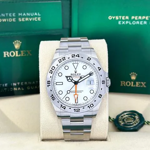 Rolex Explorer II 226570 42mm Stainless steel White