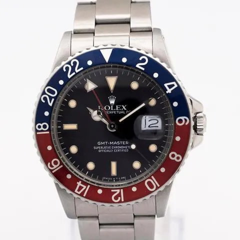 Rolex GMT-Master 16750 40mm Stainless steel Black