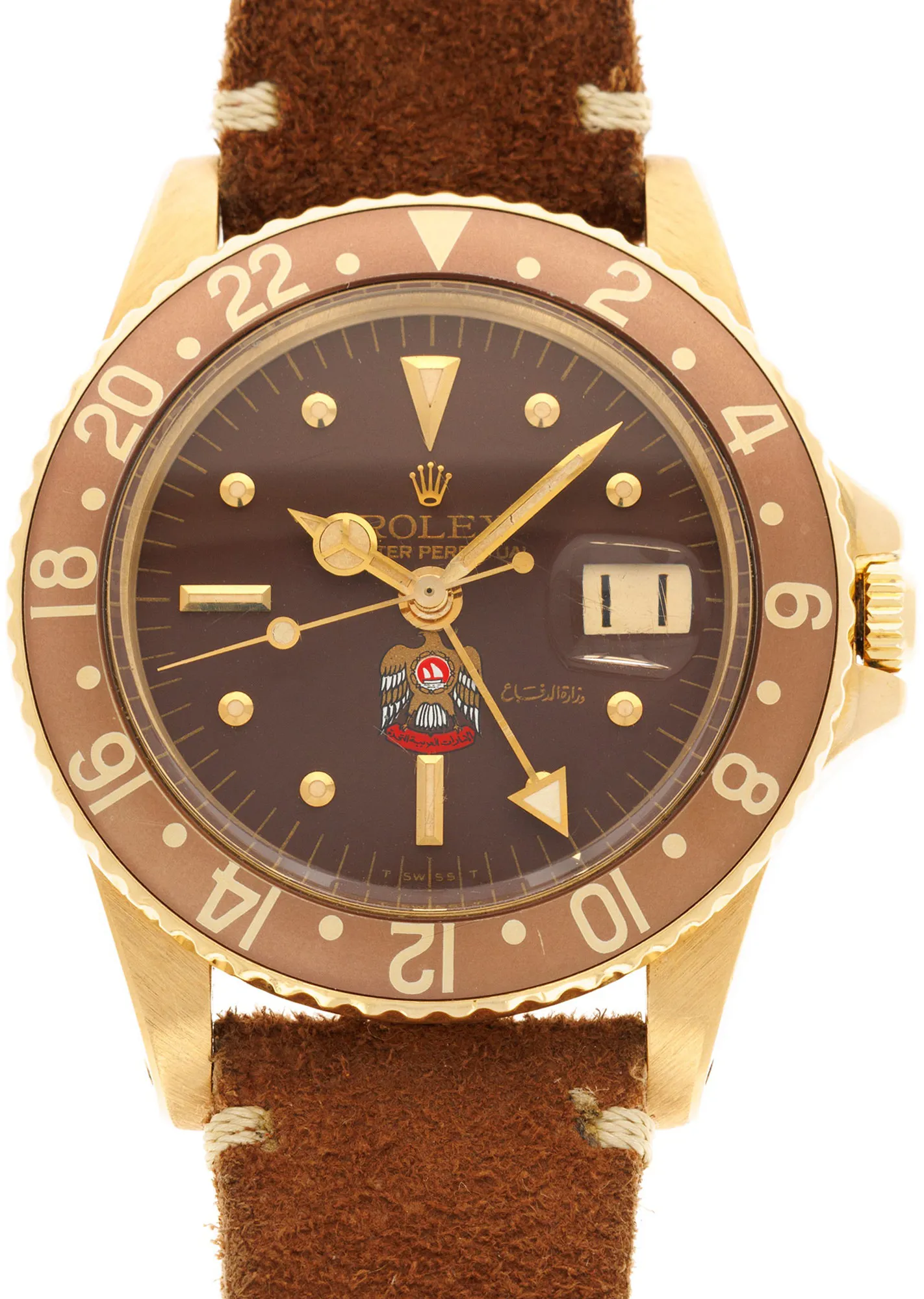 Rolex GMT-Master 1675 40mm  18k YG Brown