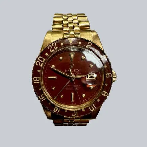 Rolex GMT-Master 6542 38mm Yellow gold Brown