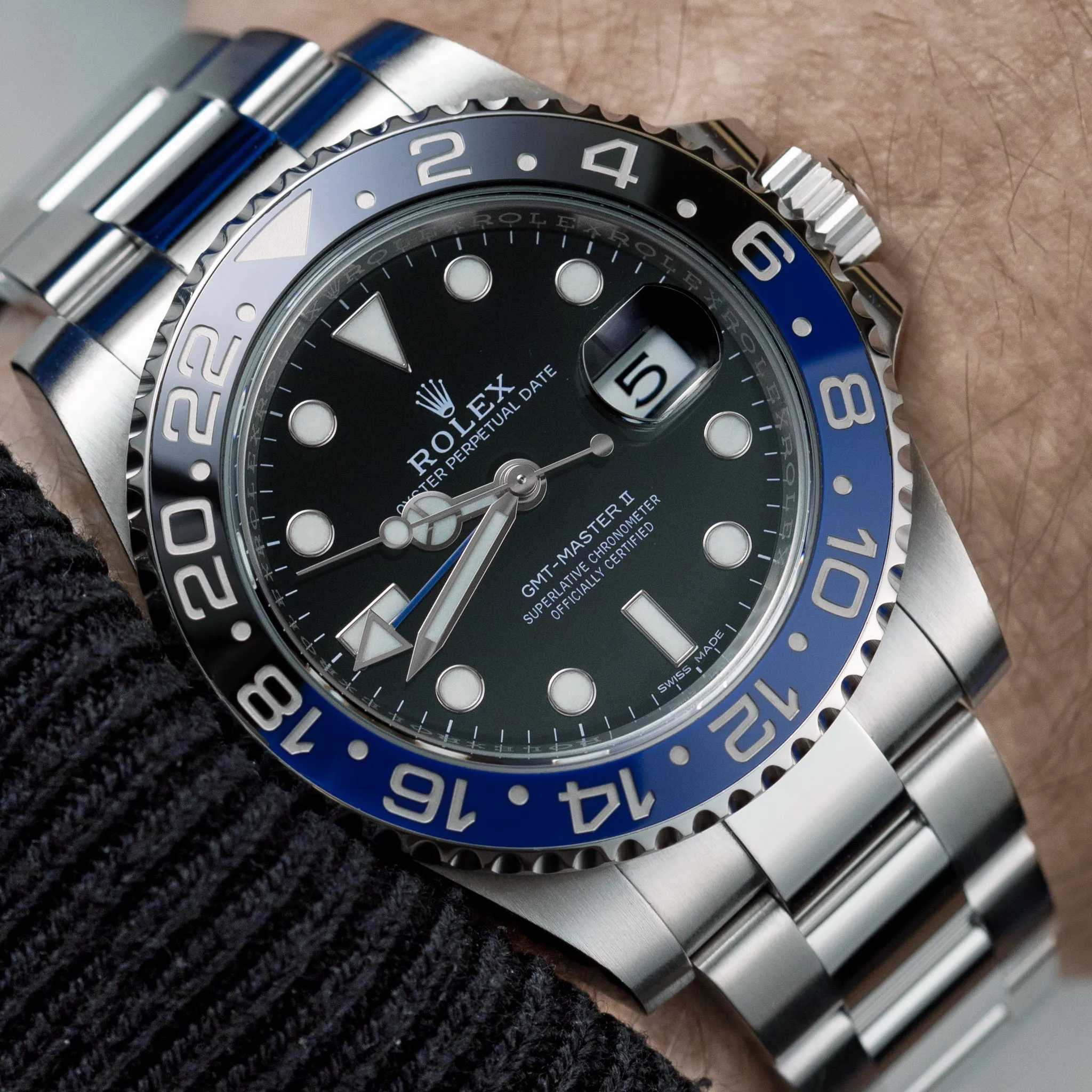 Rolex GMT-Master II 116710BLNR 40mm Stainless steel Black 3