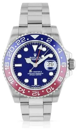 Rolex GMT-Master II 116719BLRO 40mm White gold Blue