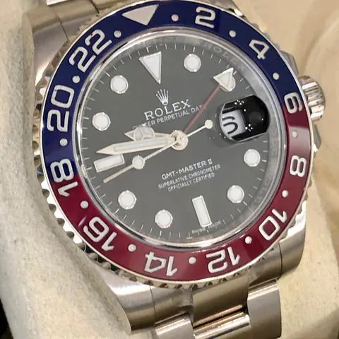 Rolex GMT-Master II 116719BLRO 40mm White gold Black