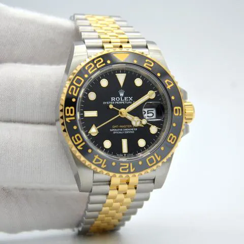 Rolex GMT-Master II 126713GRNR Yellow gold and Stainless steel Black