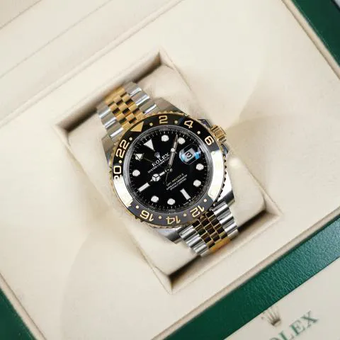 Rolex GMT-Master II 126713GRNR 40mm Yellow gold and Stainless steel Black