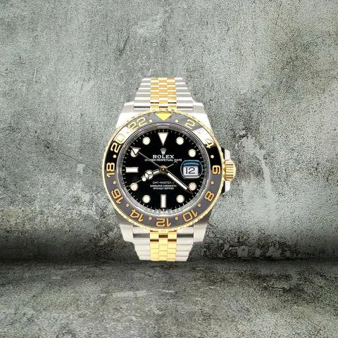 Rolex GMT-Master II 126713GRNR 40mm Yellow gold and Stainless steel Black