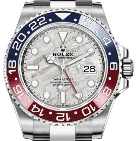 Rolex GMT-Master II 126719BLRO 40mm White gold Gray