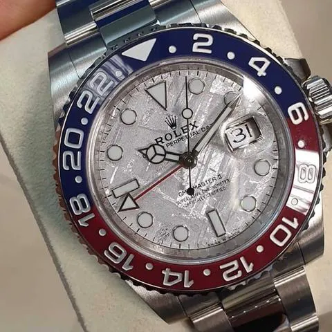 Rolex GMT-Master II 126719BLRO 40mm White gold Gray