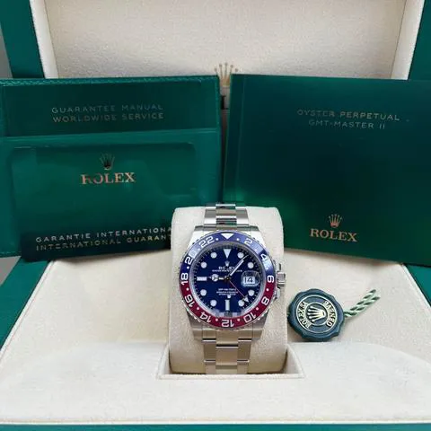 Rolex GMT-Master II 126719BLRO 40mm White gold Blue