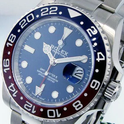 Rolex GMT-Master II 126719BLRO 40mm White gold Blue