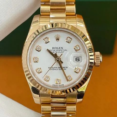 Rolex Lady-Datejust 179175 26mm Rose gold Silver