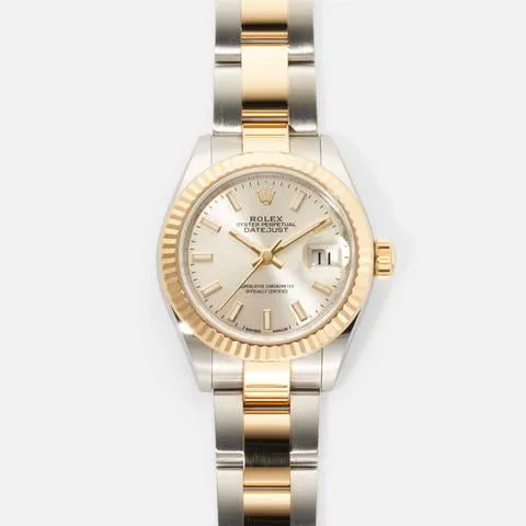 Rolex Lady-Datejust 279173-0020 28mm Yellow gold and Oystersteel Silver