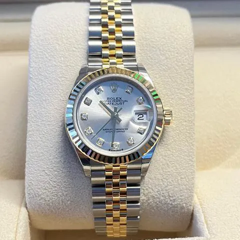 Rolex Lady-Datejust 279173 28mm Yellow gold and Stainless steel Silver