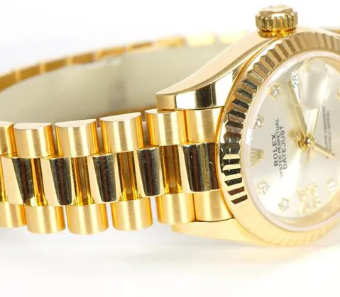 Rolex Lady-Datejust 279178 28mm Yellow gold Silver 3