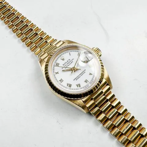 Rolex Lady-Datejust 69178 26mm Yellow gold White 2