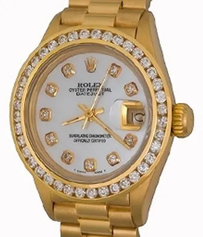 Rolex Lady-Datejust 69178 27mm Yellow gold Mother-of-pearl