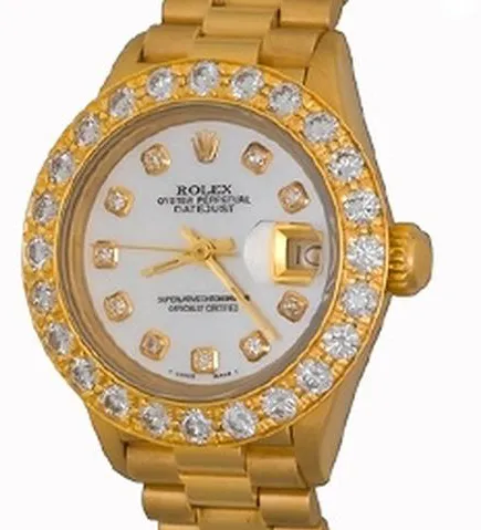 Rolex Lady-Datejust 69178 26mm Yellow gold Mother-of-pearl