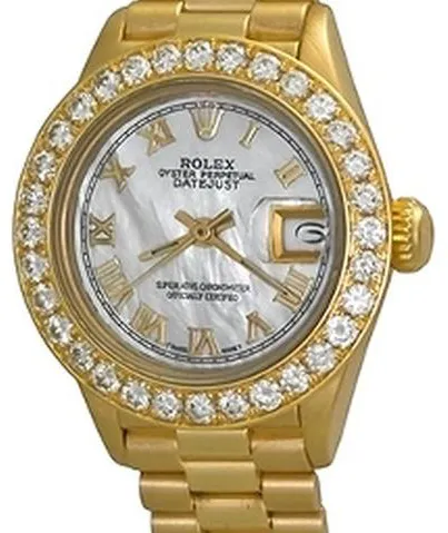 Rolex Lady-Datejust 69178 26mm Yellow gold Mother-of-pearl