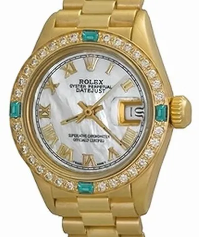 Rolex Lady-Datejust 69178 26mm Yellow gold Mother-of-pearl