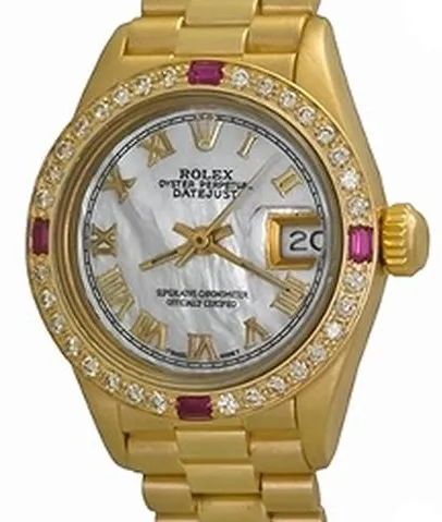 Rolex Lady-Datejust 69178 26mm Yellow gold Mother-of-pearl