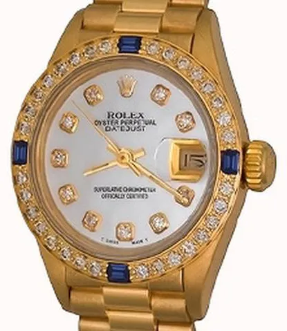 Rolex Lady-Datejust 69178 27mm Yellow gold Mother-of-pearl