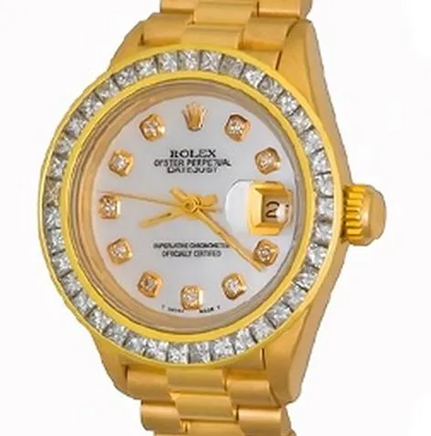 Rolex Lady-Datejust 69178 26mm Yellow gold Mother-of-pearl