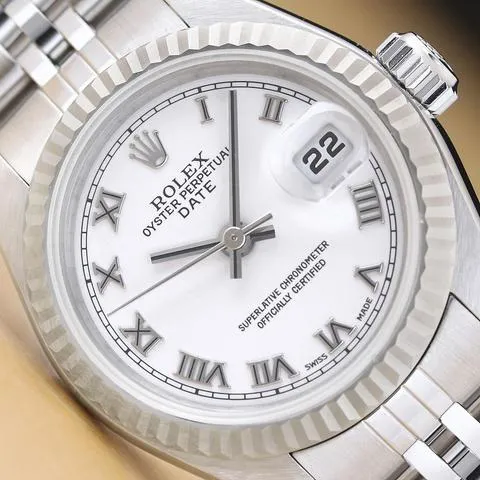 Rolex Lady-Datejust 79174 26mm Stainless steel White