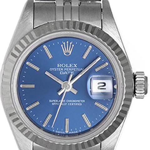 Rolex Lady-Datejust 79174 26mm Stainless steel Blue