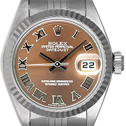 Rolex Lady-Datejust 79174 26mm Stainless steel Havana