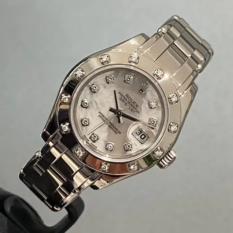 Rolex Lady-Datejust Pearlmaster 80319 29mm White gold Mother-of-pearl