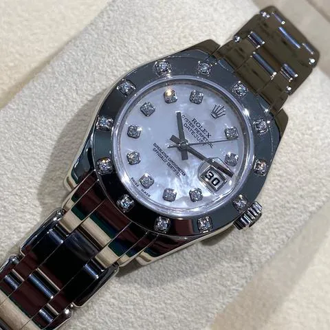 Rolex Lady-Datejust Pearlmaster 80319 29mm White gold Mother-of-pearl 2