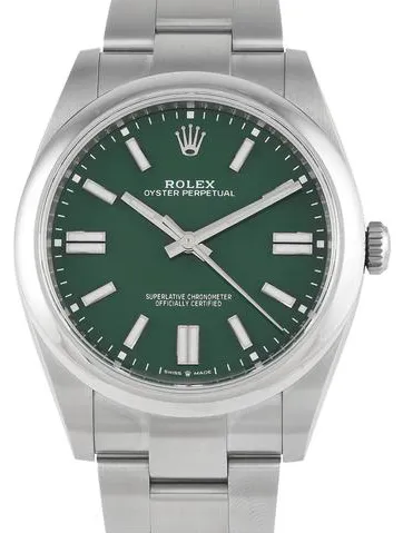 Rolex Oyster Perpetual 41 124300 41mm Stainless steel Green