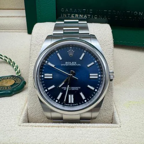 Rolex Oyster Perpetual 41 124300 41mm Stainless steel Blue