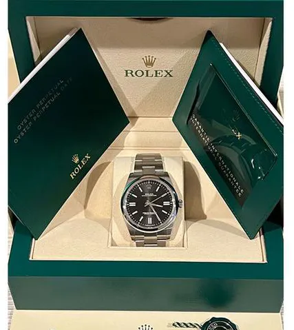 Rolex Oyster Perpetual 41 124300 41mm Stainless steel Black