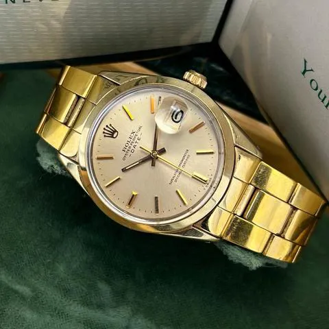 Rolex Oyster Perpetual Date 1550 34mm Yellow gold and Stainless steel Gold