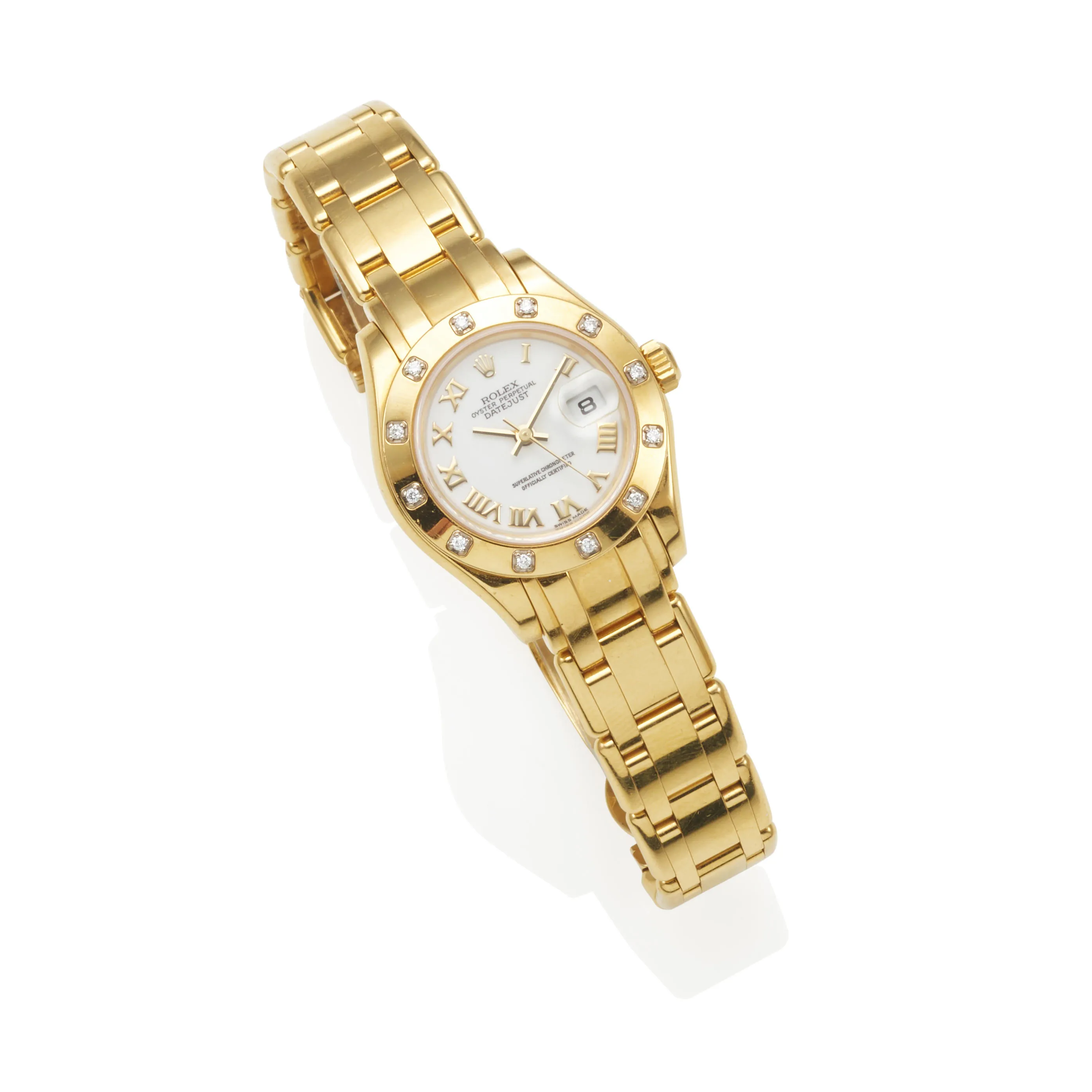 Rolex Datejust 30mm Yellow gold and Diamond