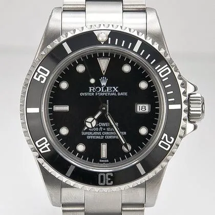 Rolex Sea-Dweller 4000 16600 price reduced 40mm Stainless steel Black