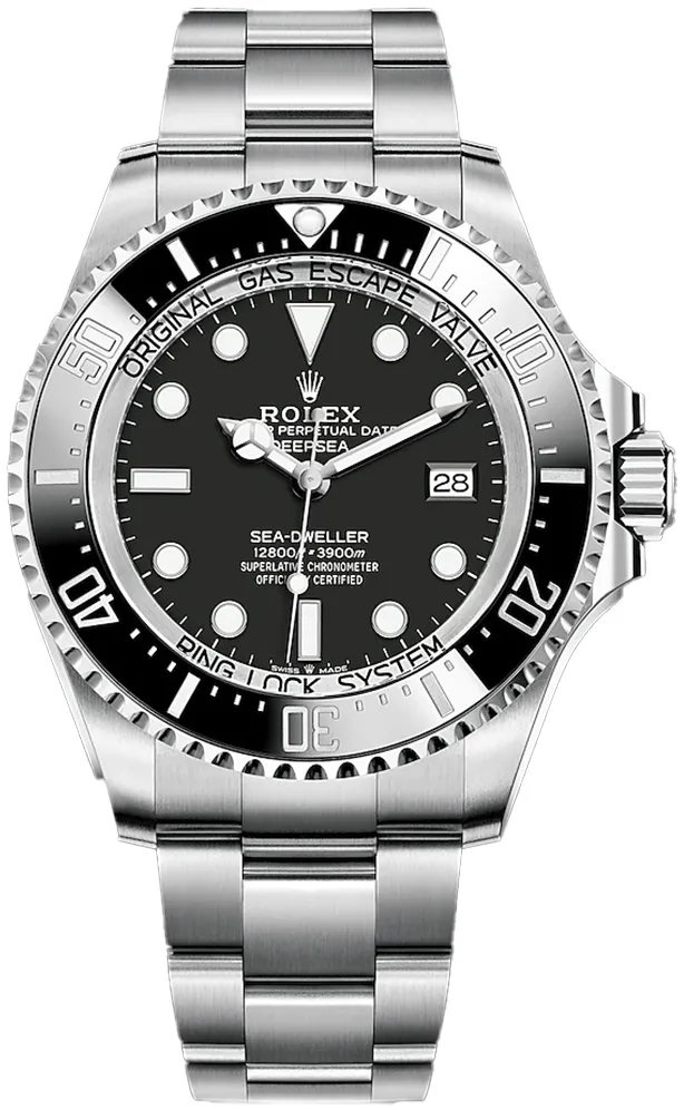 Rolex Sea-Dweller Deepsea 136660 44mm Stainless steel Black